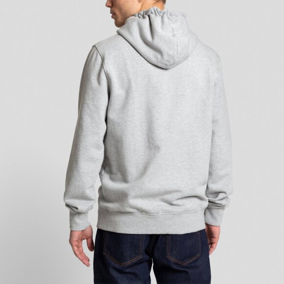 BNWT Revolution of 1995 - Men's Gray Organic Cotton Hooded Sweatshirt - Picture 4 of 6